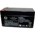 Battery Clerk AJC® MK ES1.2-12 (12V 1.2AH) 12V 1.2Ah Wheelchair Battery AJC-D1.2S-B-0-142482